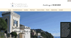Desktop Screenshot of castellocanevaro.com