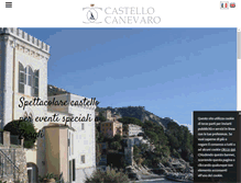 Tablet Screenshot of castellocanevaro.com